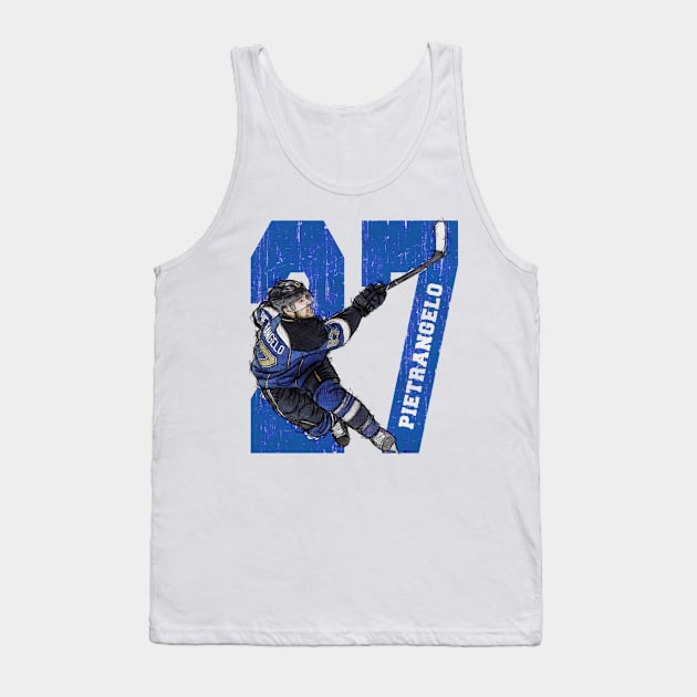 Alex Pietrangelo St. Louis Sketch Tank Top by stevenmsparks